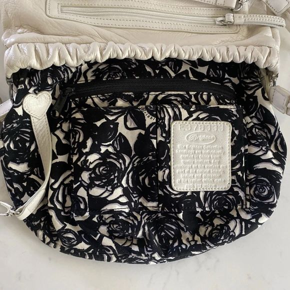 BRIGHTON Off-White Crossbody/Shoulder Leather Bag - Picture 12 of 16